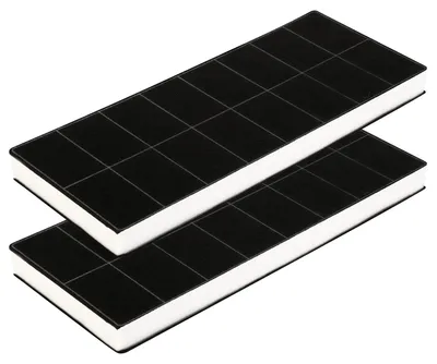 2 Aktivkohlefilter für Dunstabzugshauben, 420x165x30 mm