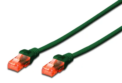 Produktbild von DIGITUS CAT 6 U/UTP Patchkabel - LSZH, 0,25m, grün