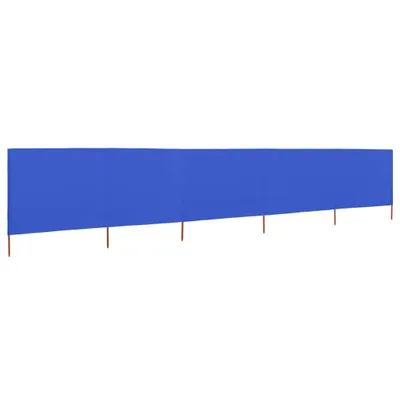 Produktbild von vidaXL 5-teiliges Windschutzgewebe 600 x 120 cm Azurblau