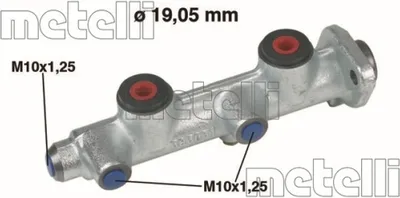 Produktbild von METELLI 05-0068 Bremszylinder Hauptbremszylinder für FIAT 127 Schrägheck (127) 127 Panorama (127) FIORINO (147) Fiorino Pickup (147) 147