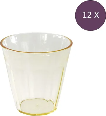 Zdjęcie produktu dla Koziol Nora Kubek 300 ml przezroczysty żółty Zestaw 12 sztuk
