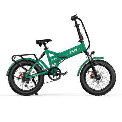 Obrázek produktu pro Elektrokolo PVY Z20 Plus 1000 - 250W motor 48V16.5AH baterie 120KM dojezd hydraulické kotoučové brzdy - zelená