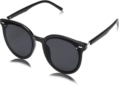 Produktbild von Klassische runde Retro-Sonnenbrille für Damen und Herren (große Gläser)