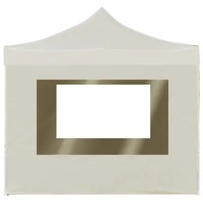 Immagine prodotto di vidaXL Tenda professionale pieghevole per feste con pareti in alluminio 2×2 m crema