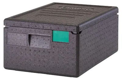 Produktbild von Isolierter Behälter 35 l Black Toplader für heiße oder kalte Speisen 600 mm x 400 mm x 257 mm