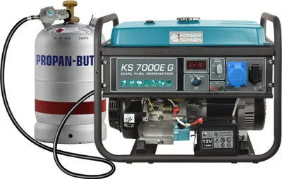 Image de Groupe électrogène à essence Könner&Söhne 5500 Watt KS7000EG Groupe électrogène de secours