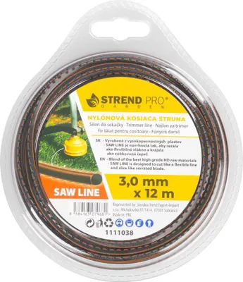 Immagine prodotto di Filo per decespugliatore SawLine 3,0 mm, Lunghezza 12 m, Seghettato