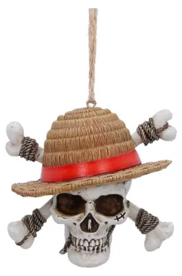 Obrázek produktu pro One Piece Christbaumanhänger Luffy Jolly Roger 7 cm