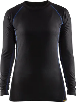 Produktbild von Blakläder® Damen Unterwäsche Set Light Schwarz/Kornblau 7202 1707, Farbe:schwarz/kornblau, Größe:3XL