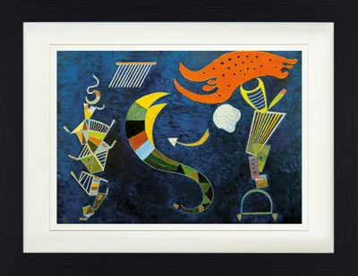 Produktbild von Wassily Kandinsky Gerahmtes Bild Mit Edlem Passepartout | Wand-Bilder | Im Bilderrahmen - Mit Dem Pfeil, 1943 (30 x 40 cm)