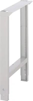 Zdjęcie produktu dla Stół warsztatowy BK 650, regulowany, wysokość 750-1100 mm, szerokość 70/120 mm, kolor jasnoszary, RAL 7035