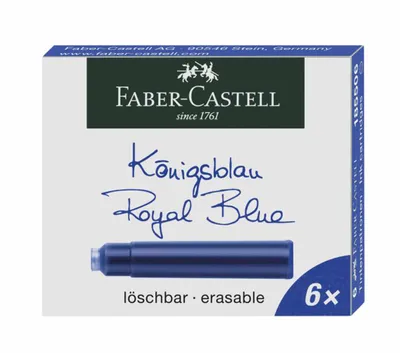 Obrázok produktu pre Krátke modré vymazateľné náplne do pier, 6 kusov