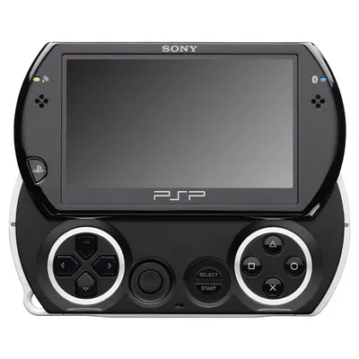 Produktbild von Sony PSP Go, PlayStation Portable go (PSP go), Schwarz, 9,65 cm (3.8"), 480 x 272 Pixel, 16,77M, 16 GB