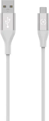 Image de Celly USBMICROCOLORWH Câble USB 1,5 m USB A Micro-USB A Blanc