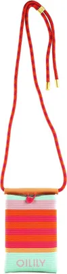 Productafbeelding van Oilily telefoontasje schoudertas Maras Mobile Holder Orange veelkleurig