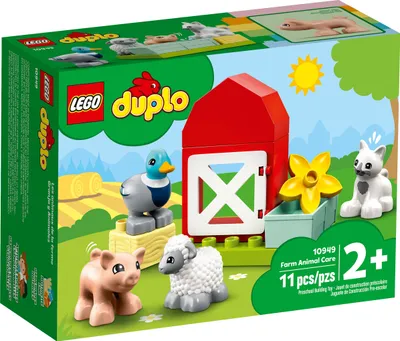 Zdjęcie produktu dla LEGO DUPLO Zwierzęta gospodarskie, Zestaw do budowania, 2 lat(a), Plastik, 0 szt., 187 g