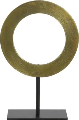 Produktbild von Light & Living Ornament auf Fuß Waiwo rau antik bronze-matt schwarz - 25x10x39 cm