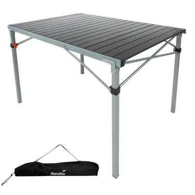 Produktbild von Skandika Aluminium Klapptisch Maikku | Alu Campingtisch für 6 Personen, 80 kg Traglast, 107 x 70 x 70 cm, wasserfest, klappbar, leicht