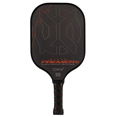 Produktbild von ONIX Pickleball Paddle Evoke Premier Raw Carbon 12 Orange