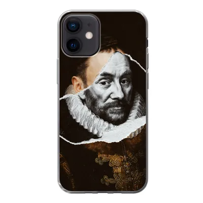 Produktbild von MuchoWow® Handyhülle Schutzhülle Hülle für iPhone 12 Wilhelm von Oranien - Alte Meister - Adriaen Thomasz Silikon Softcase Handy Hülle - Schutzhülle
