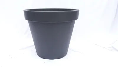 Produktbild von E&K Übertopf Ø 80 cm Pflanztopf Blumentopf Pflanzkübel "Ecken und Kanten" Kübel - Farben: anthrazit, weiss, grau XXL groß