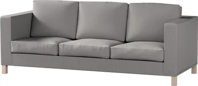 Produktbild von Dekoria Bezug für Karlanda 3-Sitzer Sofa nicht ausklappbar, kurz, grau, Bezug für Karlanda 3-Sitzer, kurz