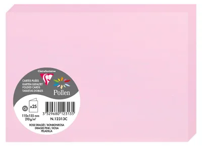 Immagine prodotto di Polline di Clairefontaine Doppelkarte C6, bonbonrosa