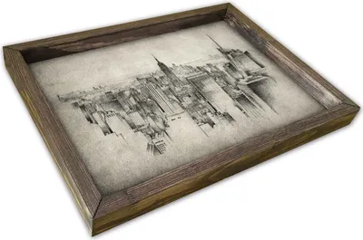 Produktbild von Evila Originals, AT- TRX0241, Bunt, Serviertabletts, Gemälde: 100% MDF (Dicke: 2