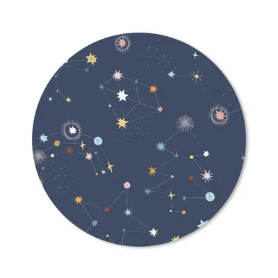 Produktbild von MuchoWow® Mauspad Mousepad Sterne - Weltraum - Kind 40x40 cm - Mousepads - Maus Mat - Pad - Mausunterlage - Schreibtisch Accessoires