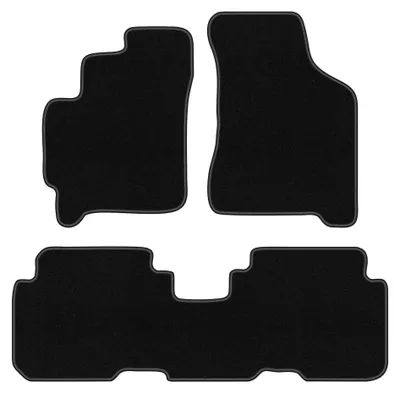 Immagine prodotto di Tappetini in moquette per Kia Carens I 1999-2006 (monovolume) – set 4 pezzi, neri, su misura – Wielganizator BASIC
