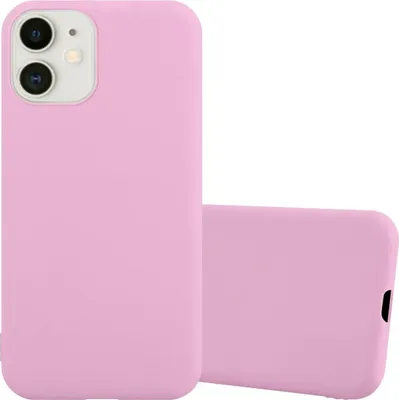 Produktbild von Cadorabo Hülle für Apple iPhone 12 MINI Schutzhülle in Rosa Handyhülle TPU Silikon Etui Case Cover