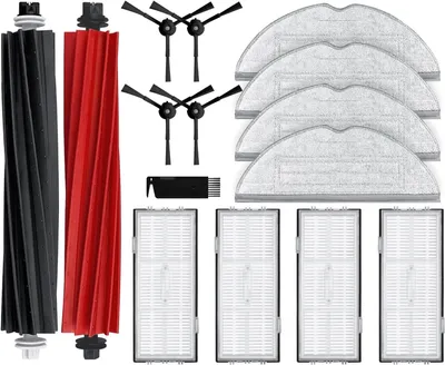 Image de Pièces détachées Brosses Filtres Pour Roborock S8 / S8 Plus DuoRoller Lingettes