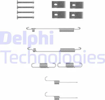 Produktbild von DELPHI Zubehörsatz Bremsbacken LY1332 Hinten für HYUNDAI i10 (PA)