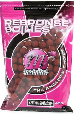 Produktbild von Mainline Baits Response Boilies 15 mm - 450 g - Salmon and Shrimp