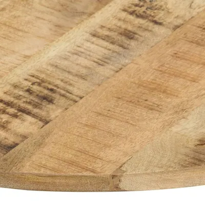 Produktbild von vidaXL Tischplatte Massivholz Mango Rund 15-16 mm 80 cm