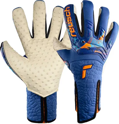 Produktbild von Reusch Torwarthandschuhe Attrakt SpeedBump Strapless AdaptiveFlex mit hervorragendem Grip 4016 true blue/orange 8