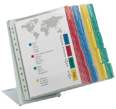 Produktbild von DURABLE Sichttafelsystem FUNCTION TABLE 20,568800 farbig sortiert