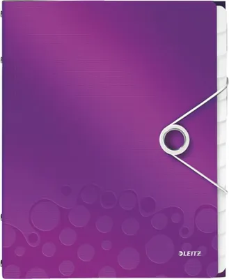 Zdjęcie produktu dla Leitz WOW, A4, Polipropylen (PP), Metaliczny, Fioletowy, 200 ark., 265 mm, 17 mm