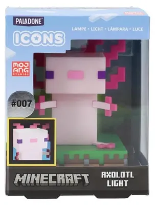 Produktbild von Paladone Axolotl, Umgebungsbeleuchtung, Pink, Warmweiß, Universal, AAA, 1 Stück(e)