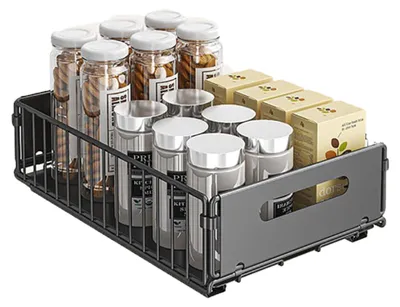 Zdjęcie produktu dla Yunnasi Organizer Szuflada Do Szafki Wysuwany 4 Szt. Czarny