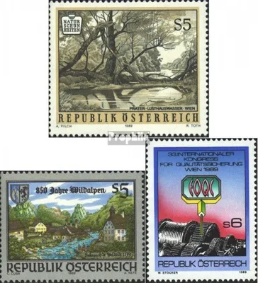 Produktbild von Briefmarken Österreich 1989 Mi 1968,1969,1970 (kompl.Ausg.) postfrisch Sondermarken