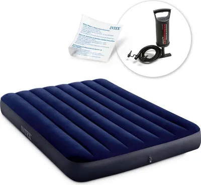Obrázok produktu pre Nafukovací matrac 191x137x25 cm s piestovou pumpou INTEX 64758
