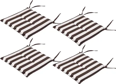 Produktbild von Gartenkissen Set "FROG" – 4er Set (45×45 cm), beidseitig, wetterfest, UV-beständig, Outdoor Stuhlkissen | Pillowprim