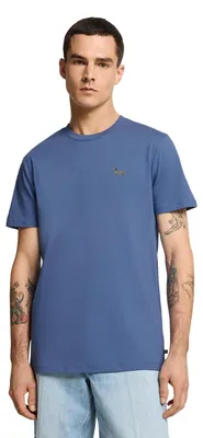 Produktbild von Spreadshirt Dackel Stickerei Männer Premium T-Shirt, XXL, Taubenblau