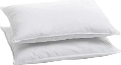 Image de Bleu Calin Lot de 2 oreillers 50x70cm Souples Sensation Duvet Gonflants