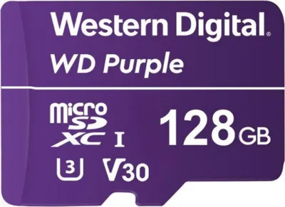 Immagine prodotto di Western Digital Lila MicroSDXC 128 GB UHS-I U3 (WDD128G1P0A)