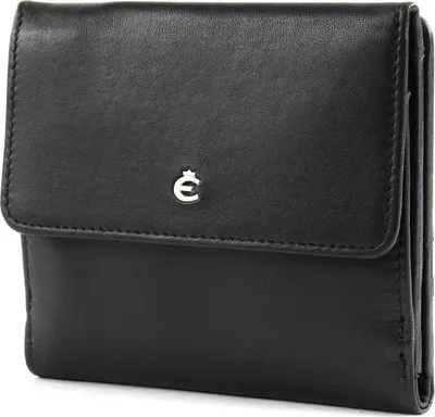 Produktbild von Esquire Geldbörse Herren schwarz Leder Wiener Schachtel 10KF Portemonnaie Harry