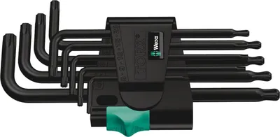 Produktbild von Wera 05024242001, L-Torx-Schlüssel, TX8, Schwarz, Tschechische Republik, 72 mm, 25 mm