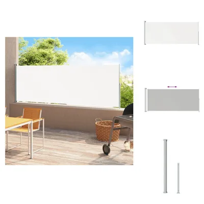 Produktbild von vidaXL Seitenmarkise Ausziehbar 220x500 cm Grau -  Sonnenschirme & Sonnenschutze
