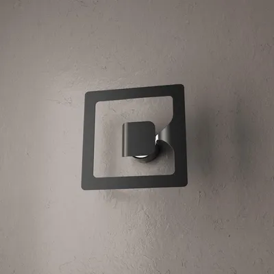 Immagine prodotto di Applique Moderna Gasoline Metallo Nero 1 Luce Gx53